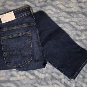 American Eagle Outfitters Dark Indigo Athletic Skinny Jeans